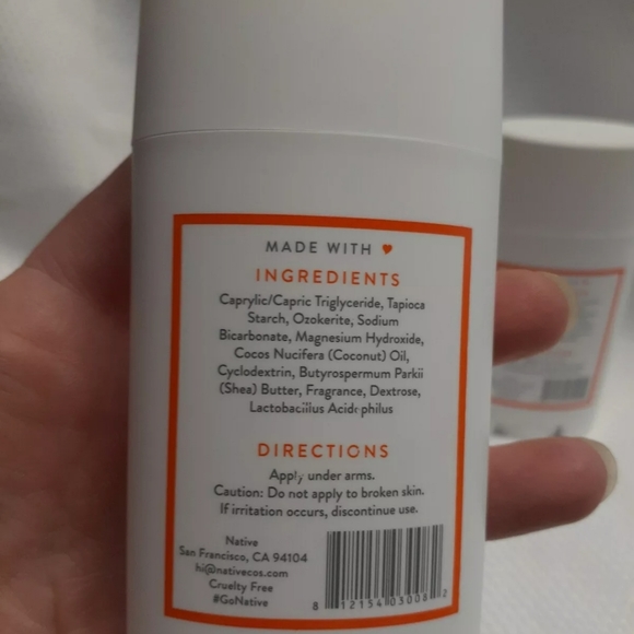 3 pack Native Deodorant Citrus Herbal Musk - Picture 3 of 3